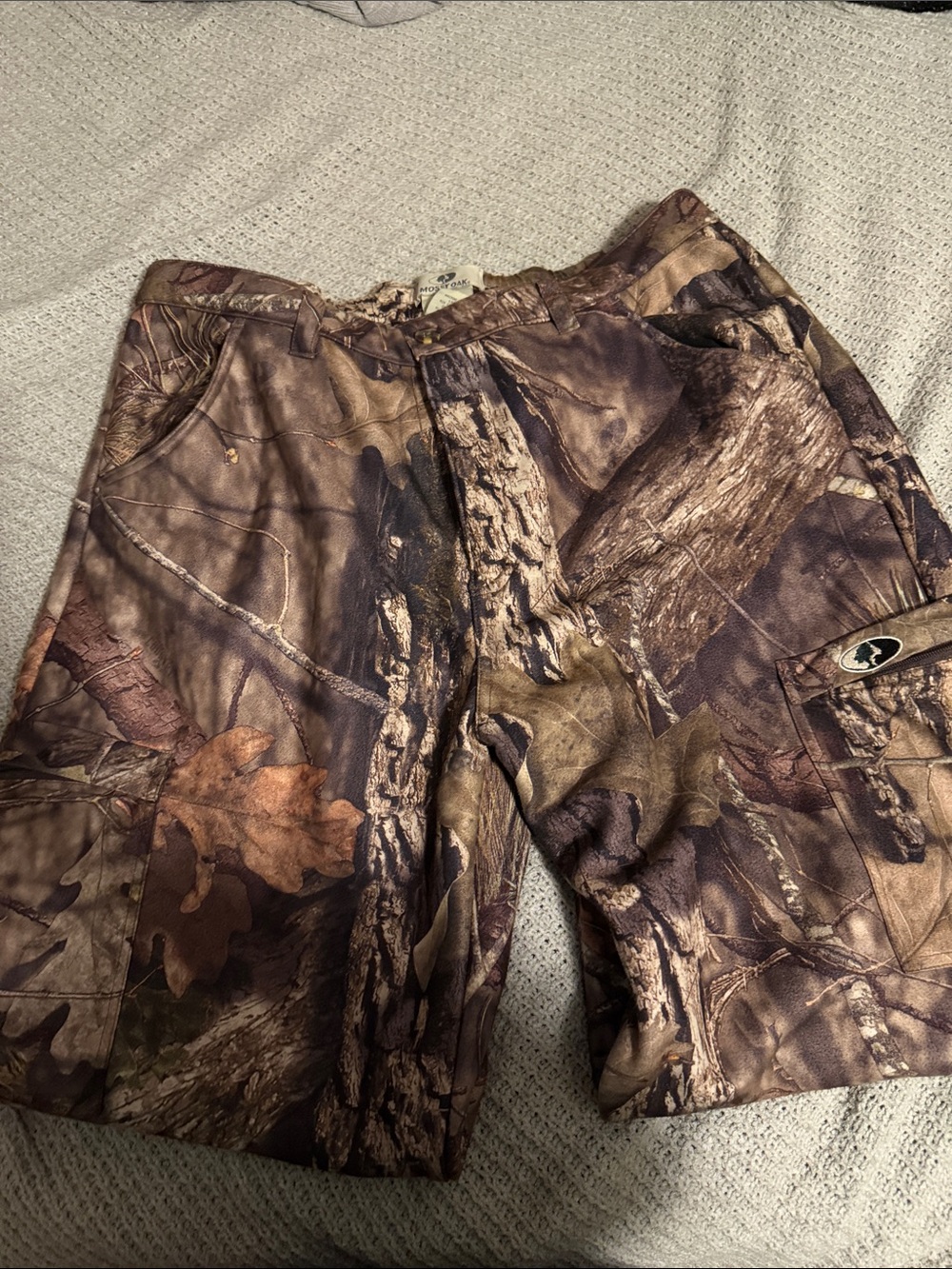 Mossy Oak Brown and Tan Sherpa-Lined Hunting Pants